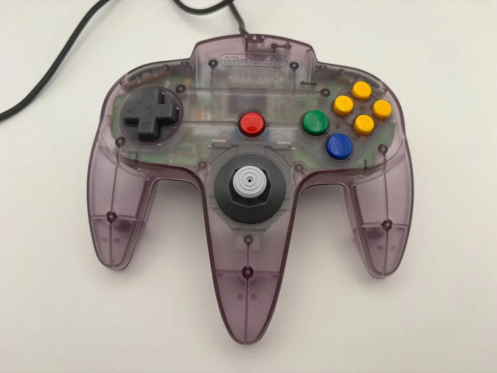 Original Authentic Nintendo 64 Controller - Atomic Purple N64 - Tested Working